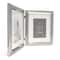 Expressions™ 2 Opening 5" x 7" Silver Hinged Frame with Mat by Studio Décor®